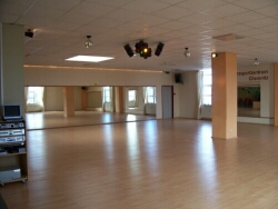 Der Tanzsaal des Tanzsportzentrums